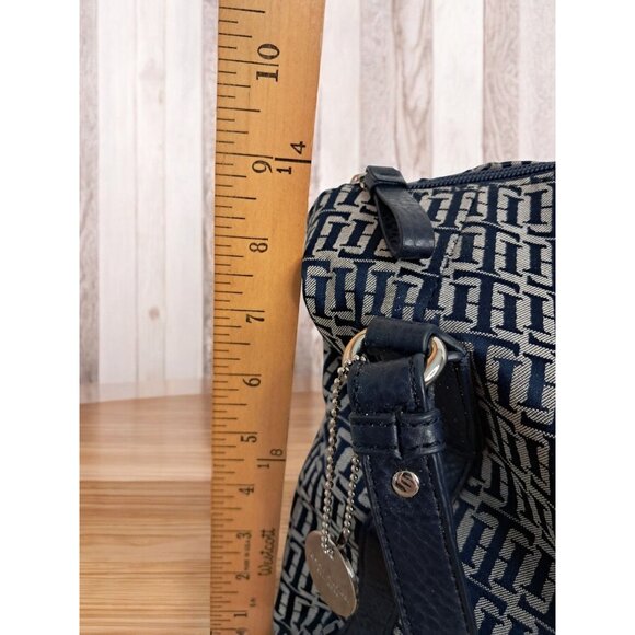 Tommy Hilfiger Large Monogram Shoulder Tote Bag - Picture 8 of 16